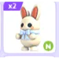 N WHITE CHOCCYBUNNY
