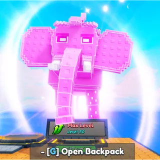 CANDY STRAWBERRY ELEPHANT (LVL MAX) | BE A LUCKY BLOCK