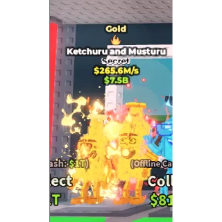 KETCHURU AND MUSTURU GOLD 265.6M/S | STEAL A  BRAINROT