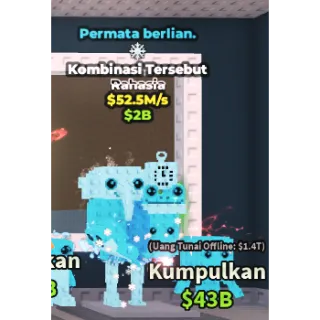 LOS COMBINASIONAS DIAMOND 52.5M/S | STEAL A  BRAINROT