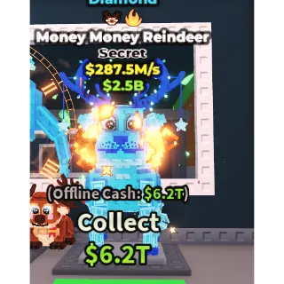 MONEY MONEY REINDEER DIAMOND 287.5M/S