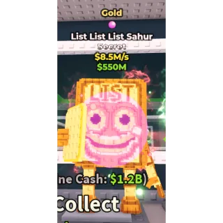 LIST LIST LIST SAHUR GOLD 8.5M/S