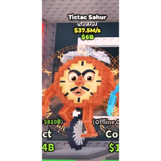 TICTAC SAHUR 37.5M/S | STEAL A  BRAINROT