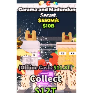 GARAMA AND MADUNDUNG 550M/S