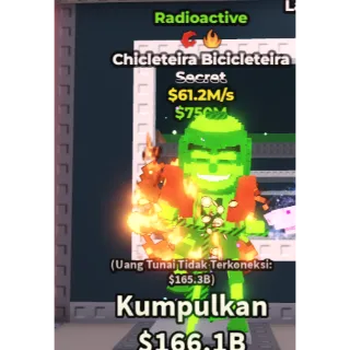 CHICLETEIRA BICICLETEIRA RADIOACTIVE 61.2M/S