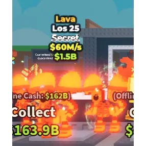 LOS 25 LAVA 60M/S | STEAL A  BRAINROT