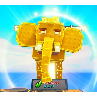 GOLD STRAWBERRY ELEPHANT (LVL MAX) | BE A LUCKY BLOCK