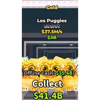 LOS PUGGIES GOLD 37.5M/S