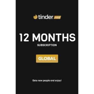 TINDER PLUS 12 MONTH KEY ( GLOBAL KEY )