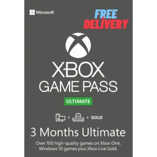 Xbox Game Pass 3 Month Ultimate