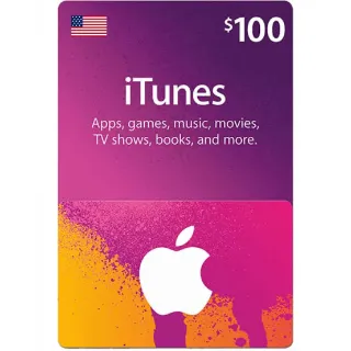 iTunes $100 USA