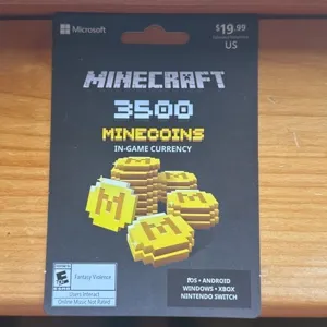 Minecoins Minecraft 3,500
