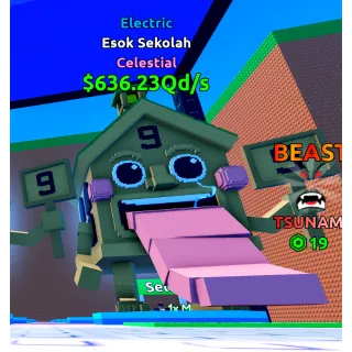 SCAPE TSUNAMI / 20pcs ESOK SEKOLAH (electric) 636 QD