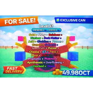 CHOP YOUR TREE / 25PCS 50 OCT WATERING CAN (NEW OP) - INSTANT LEADERBOARD