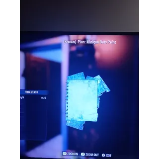 Minigun bats paint plan