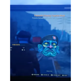 Glowing captain mask