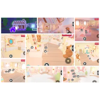Adopt me house gingerbread house Sanrio characters
