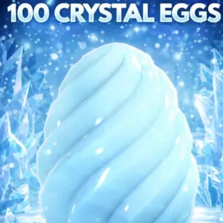 100x Crystal eggs