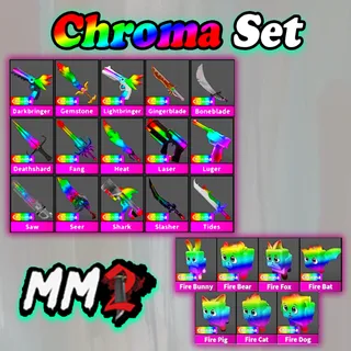 2x Chroma set w pets