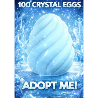 100x Crystal eggs