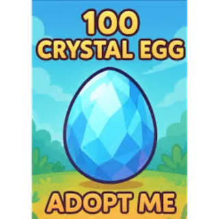 100x Crystal eggs 