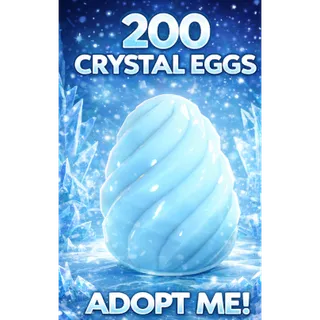 200x Crystal eggs