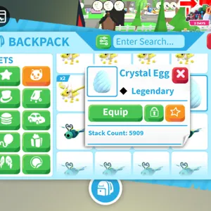 5909x Crystal eggs