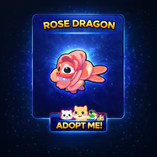 1x ROSE DRAGON ADOPT ME
