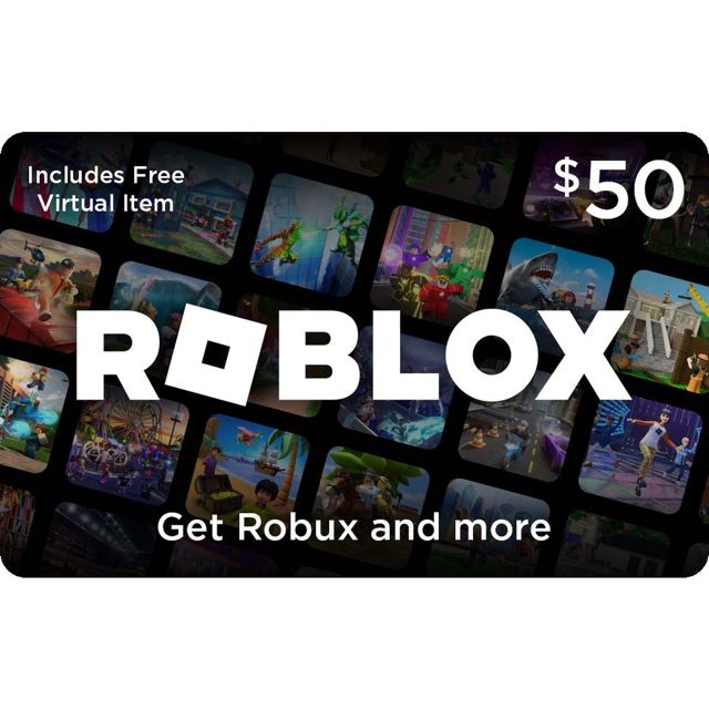 50 00 Roblox Credit Card Roblox T Cards Gameflip