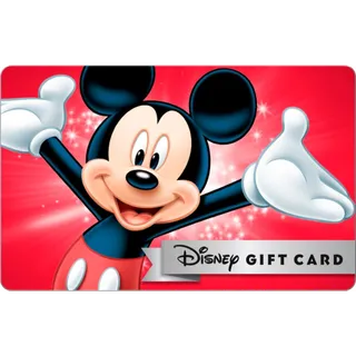 $100.00 USD DISNEY (4*25$)