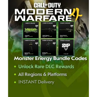COD MW4 Monster Energy Full Set