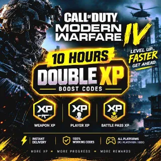 Double XP Boost - 10 Hours MW4