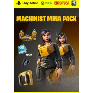 Fortnite - Machinist Mina Pack ⚡ALL PLATFORMS ⚡