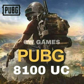 Pubg Mobile 8100 UC - GLOBAL