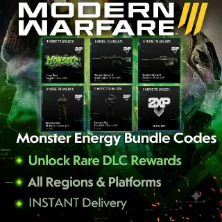 COD MW4 Monster Energy Full Set