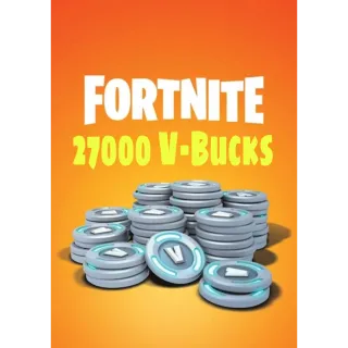 Fortnite 27000 V-BUCKS ⚡GLOBAL⚡