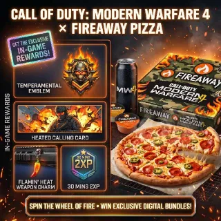 COD MW4 x Fireaway Pizza Set