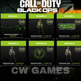 COD Black Ops 6 Monster Energy Bundle ⚡Auto Delivery⚡