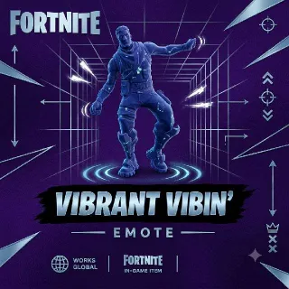 Rare Fortnite Vibrant emote