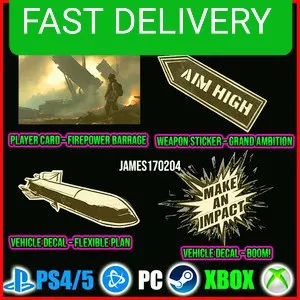 Battlefield 6 Player Card Weapon Sticke Vehicle Decal Code