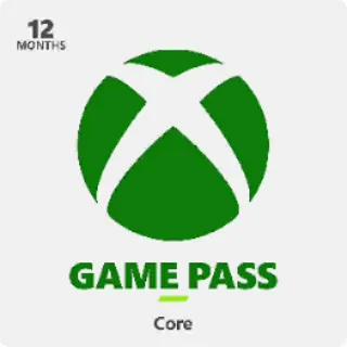 Xbox game pass Core 12 months | XBOX PASS 12 MONTHS| Xbox game pass CORE Account