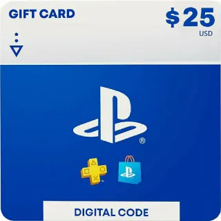 $25 PlayStation Store