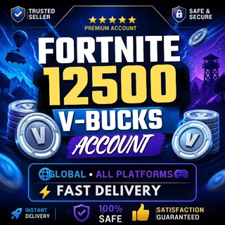Fortnite 12500 V-Bucks Account