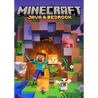 MINECRAFT: JAVA & BEDROCK EDITION For PC ⚡New account⚡