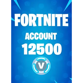 Fortnite 12500 Vbucks GLOBAL V-BUCKS