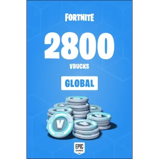 Fortnite 2800 Vbucks ⚡ALL PLATFORMS & GLOBAL⚡