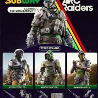 Arc Raiders x Subway - Subterranean Outfit