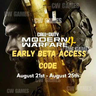 Call of Duty: Modern Warfare 4 Early Access