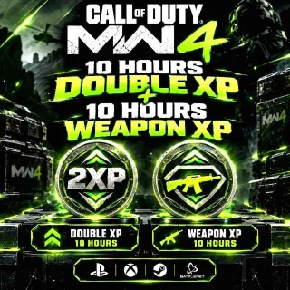 MW4 - 10 Hours Double XP + 10 Hours Weapon XP