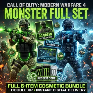 COD MW4 Monster Energy Full Set